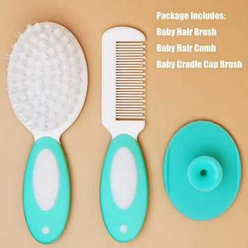 Set De Cepillo Y Peine Para Bebés, Suaves Y Eficaces