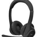 Logitech Zone 300, Diadema Bt Inalámbrica, 2 Micrófonos, Blk Color Negro Luz Blanco