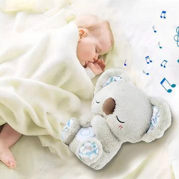 El Sueño De Los Niños: Koala Que Late, Brilla Y Respira Color Gris