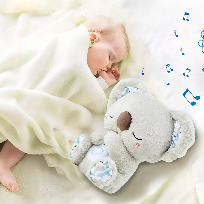 El Sueño De Los Niños: Koala Que Late, Brilla Y Respira Color Gris