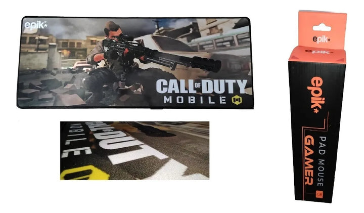 Mouse Pad Gamer Profesional Anti-deslizante Xl 770x300 Mm Negro Call Of Duty