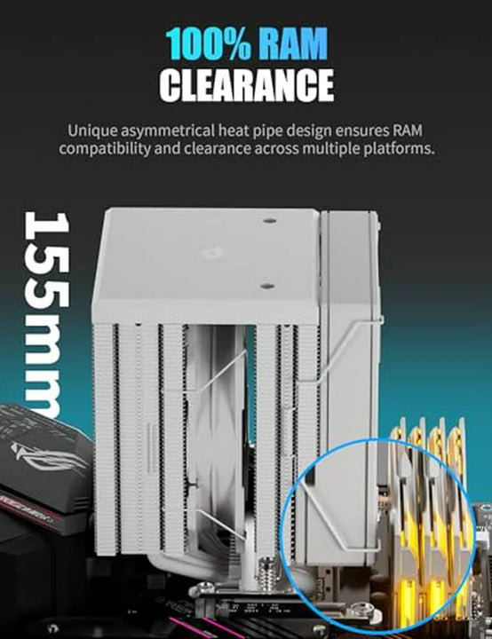 Refrigerador De Cpu De Torre Dual Uphere Con Ventilador Pwm