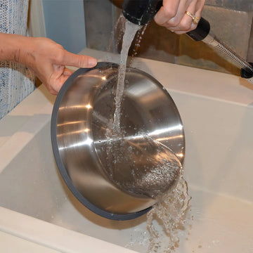 Plato Comedero Gato / Perro Acero Inox. 12.5 Cmts Diametro Color Plata