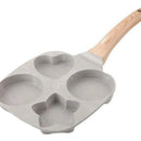 Sarten Antiadherente Estrella Corazon Huevos Pancakes 4 Pues Gris Oscuro