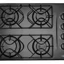 Estufa De Empotrar Esmaltada 60x43 Cm Gas Natural Haceb Color Negro