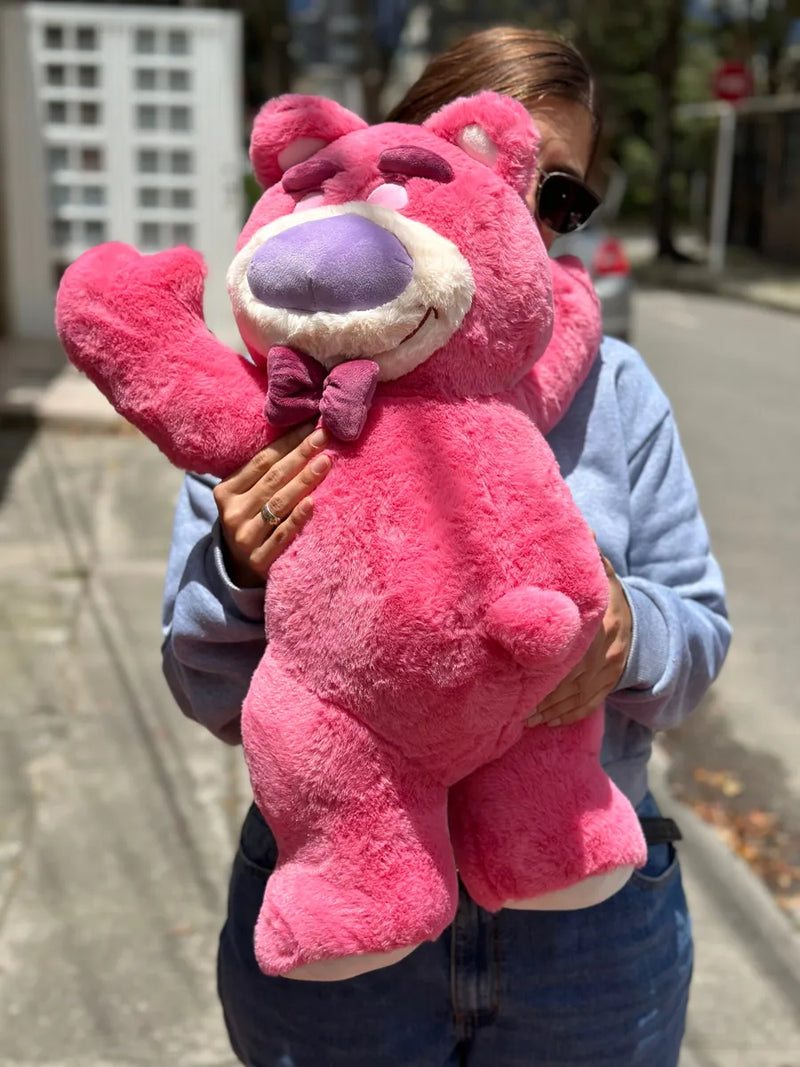 Peluche Oso Lotso Dormilón Acostado Grande 65cm Morado