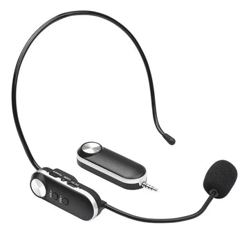 Micrófono Inalámbrico Portátil Recargable Negro