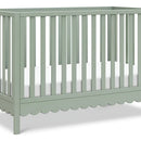 Davinci Sammy Scallop - Cuna Convertible 4 En 1 En Salvia C. Color Negro