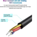 Micrófono De Solapa Para Pc Y Amplificador Entrada 3.5 Mm Ts Color Negro