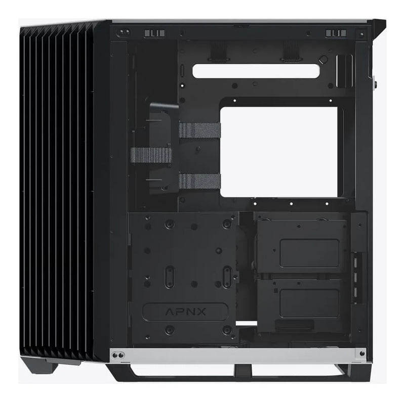 Gabinete Gamer Apnx V1 Blanco Y Negro Calidad Alta Gama