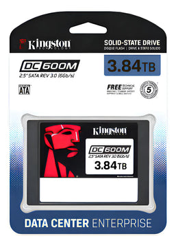 Disco sólido interno Kingston SEDC600M/3840G 3.84TB negro