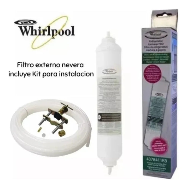 Filtro Nevera Whirlpool + Kit Para Instalación Gratis