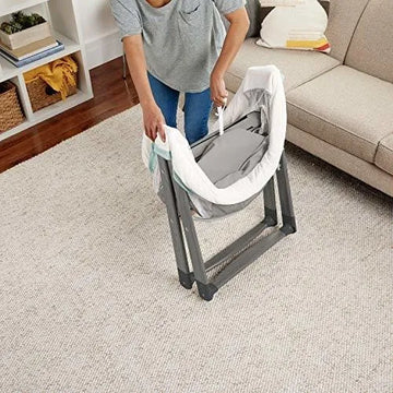 Cuna De Madera Plegable Con Mecedora Portátil - Wallace