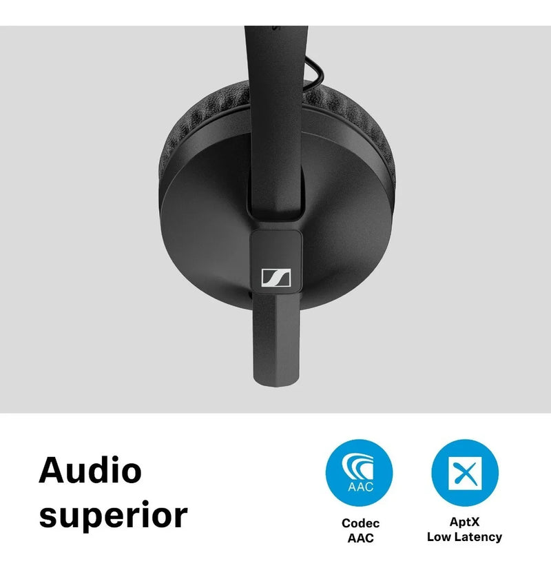 Audífono Sennheiser Hd 250bt Bt 5.0 Hasta 25 Hrs De Uso