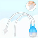 Aspirador Nasal Manguera Succion Mocos Con Deposito Bebes Color Azul