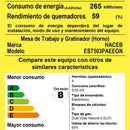 Estufa Romero Mixta Haceb 50 Cms Gas Natural Plata