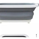Tabla 4 En 1 Multiuso Bandeja Escurridor Cajón Plegable Lisa Gris