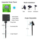 Luz Navideña Solar 100 Led 12mt Recargable Cálida Secuencias Cálido