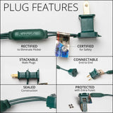 Extensión 50 Mini Luces Navideñas Led Kringle Traditions