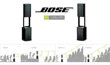 Bose F1 Modelo 812 Y Bose F1 Subwoofer Par Negro