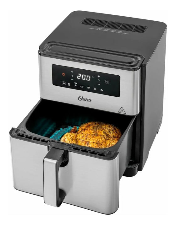 Freidora De Aire Digital Oster 9 Lltr Diamondforce Air Fryer Plateado
