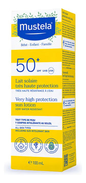Protector Solar Spf 50+ - Mustela 100 Ml