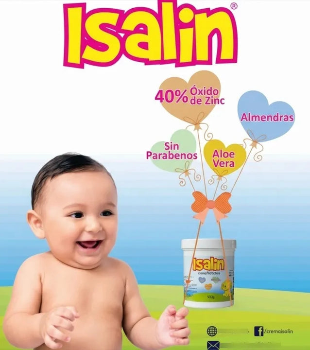 Crema Protectora Isalin 500 G | Bebés Y Piel Sensible