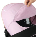 Coche De Bebé Bebesit Gold Lx Tipo Moisés Rosado Chasis Negro