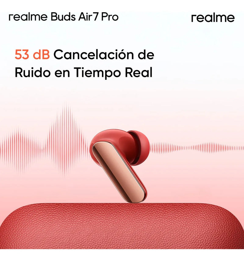 Realme Buds Air 7 Pro Audífonos inalámbricos in-ear color gris