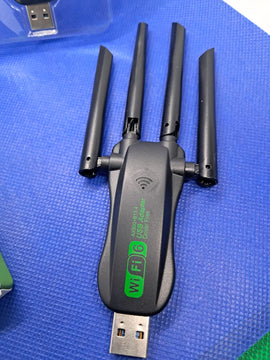 Icaning Ax900 Wifi 6 Adaptador Usb Bt Gigabit 4 Antenas