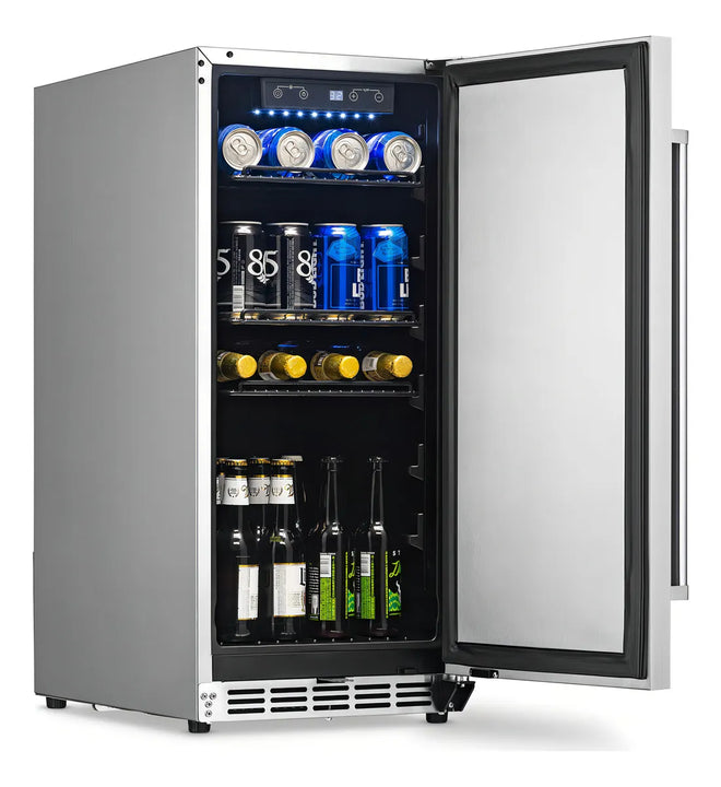Newair Refrigerador Comercial De Bebidas De 15 Pulgadas | R. Color Negro