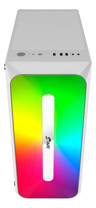 Chasis Gamer J&r Jx118 Zero Pro Blanco Rgb 3 Cooler