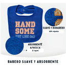 Baberos Para Bebes Impermeable Toalla 100% Algodon Pack 5pcs Handosm