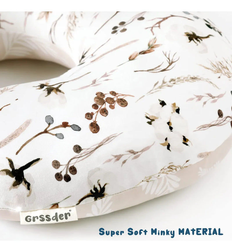 Grssder Funda De Almohada De Lactancia Elstica Minky Extrabl