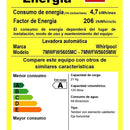 Lavadora Whirlpool Carga Frontal 21kg Xpert Inverter Gris