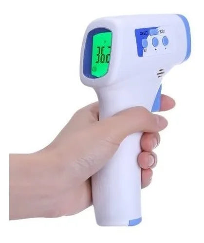 Termometro Digital Corporal Infrarojo Laser Niños Adultos Verde