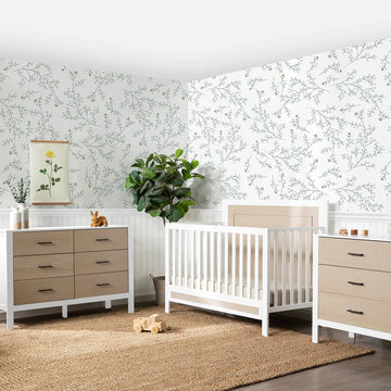 Carter's By Davinci Radley - Cuna Convertible 4 En 1 En Col. Color Blanco Y Madera Costera
