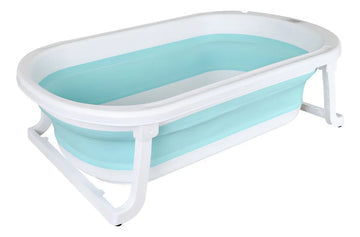 Bañera Bebe Plegable Portatil Wanda Happy Baby Color Azul
