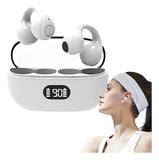 Audífonos Conducción Ósea De Clic Inalámbricos Bluetooth Color Blanco