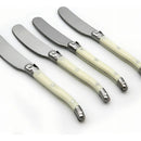 Set X4 Cuchillos Mantequilla Montpellier Marfil