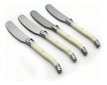 Set X4 Cuchillos Mantequilla Montpellier Marfil