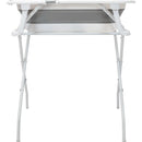Bañera Plegable Con Soporte Y Cojín Stand Happy Baby Color Gris