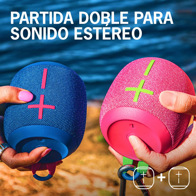 Ultimate Ears Wonderboom 3, Kit 2 Parlantes Impermeables Lvd Lavanda