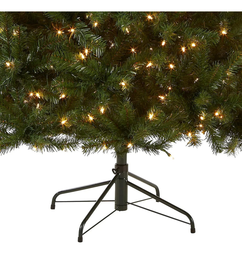 Árbol De Navidad Artificial 6.5' Preiluminado Y Realista