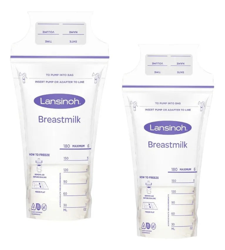Pack X2 Bolsas Almacenamiento Leche Materna Lansinoh X 25ud
