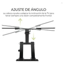 Fopnew® X-400 Soporte De Pantalla Pared Tv 15 A 55 Pulgadas 30kg Universal Inclinable Y Ajustable Color Negro