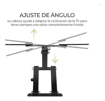 Fopnew® X-400 Soporte De Pantalla Pared Tv 15 A 55 Pulgadas 30kg Universal Inclinable Y Ajustable Color Negro