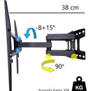 Soporte Para Tv Sony Samsung 50 55 58 60 65 LG 50 55 60 65 Color Negro