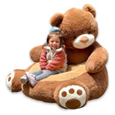 Puff Silla Peluche Oso Gigante 100x90cm
