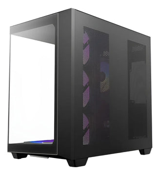 Armario para juegos Antec C5 Argb de vidrio de 4 mm, 7 ventiladores de 120 mm, color negro